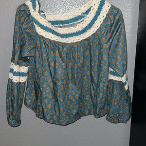 Luna Moon Long Sleeve Dressy Shirt